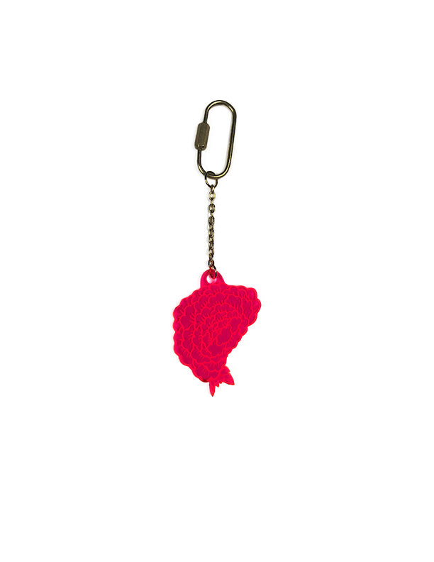 Key Ring, Bag Charm Mini peony