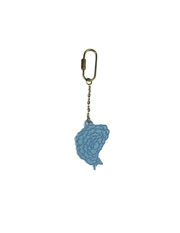 Key Ring, Bag Charm Mini peony