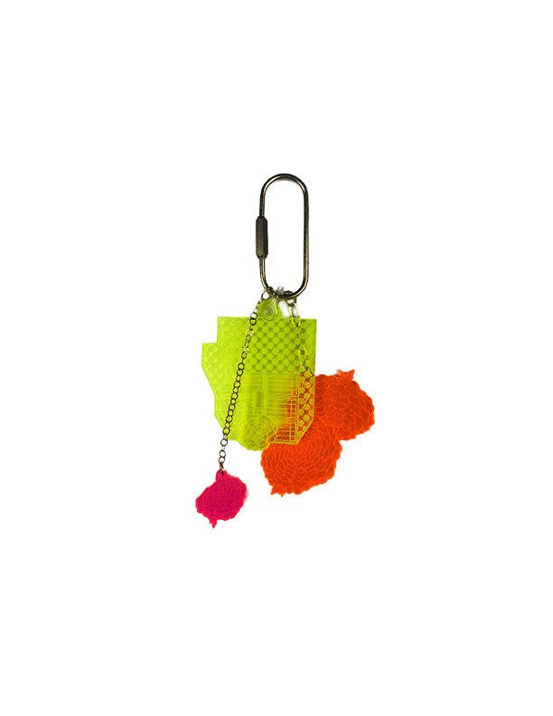 Key Ring, Bag Charm Magic Book_Peonies