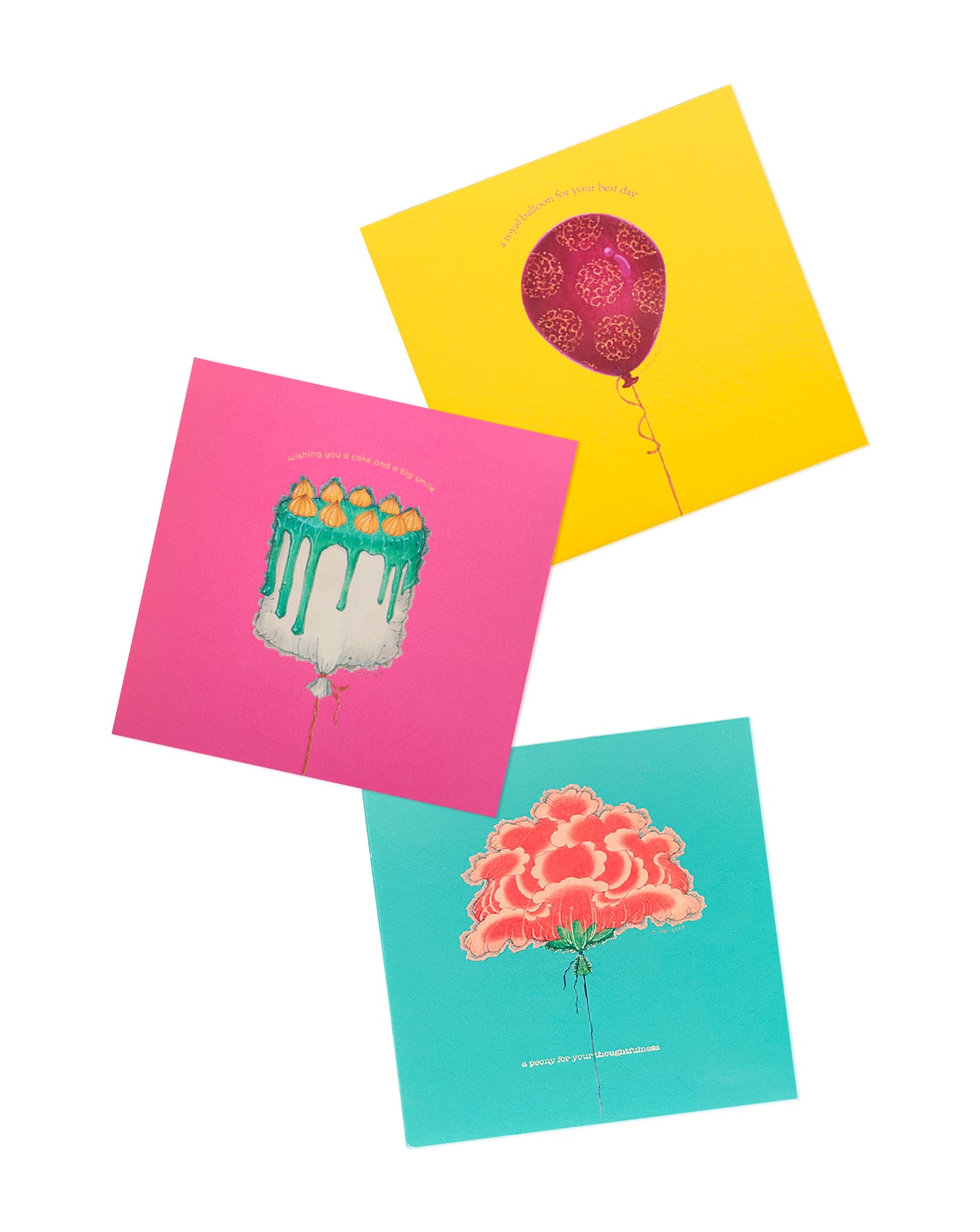Card set of 3