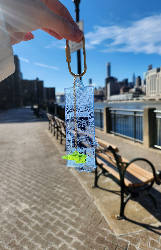 Key Ring, Bag Charm Cloudwater_Scroll